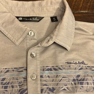 TravisMathew Gray Polo Shirt